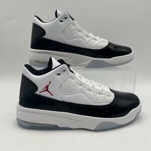 Men's Size 10 Nike Air Jordan Max Aura 2 White Black Gym Red Sneakers CK6636 102